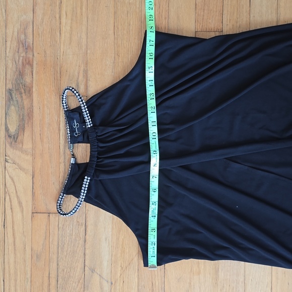 Jessica Simpson Black Chain Halter Neck Size 4 - Picture 5 of 8
